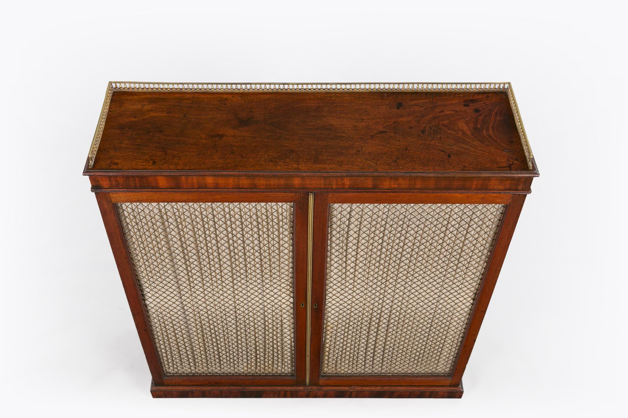 Regency 19th Century Mahogany  Chiffonier Cabinet For Sale