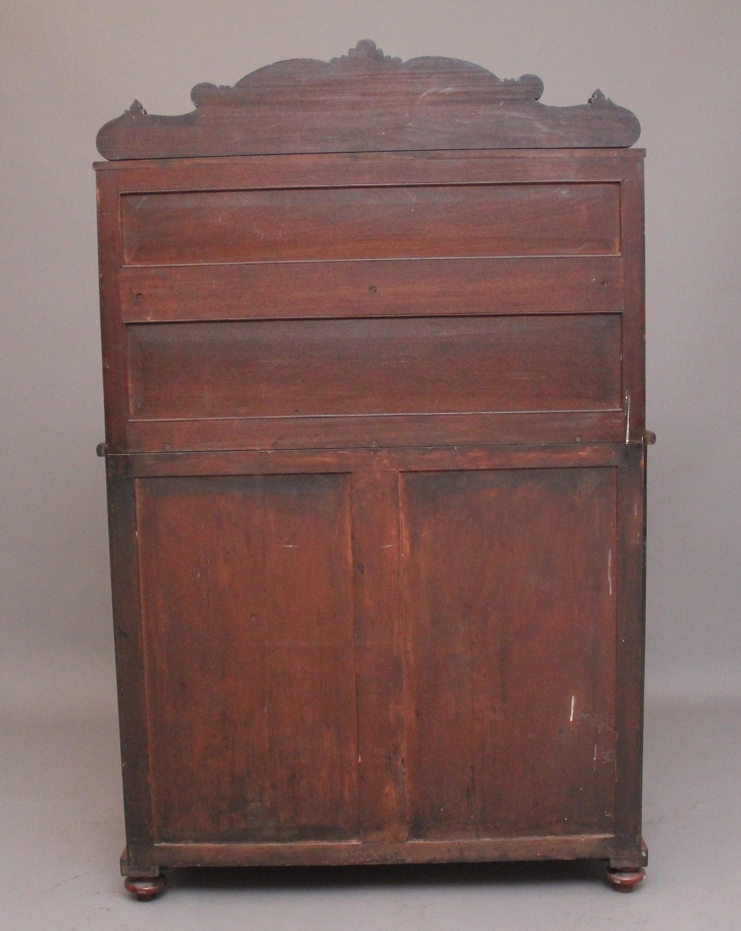 19th Century mahogany chiffonier For Sale 4