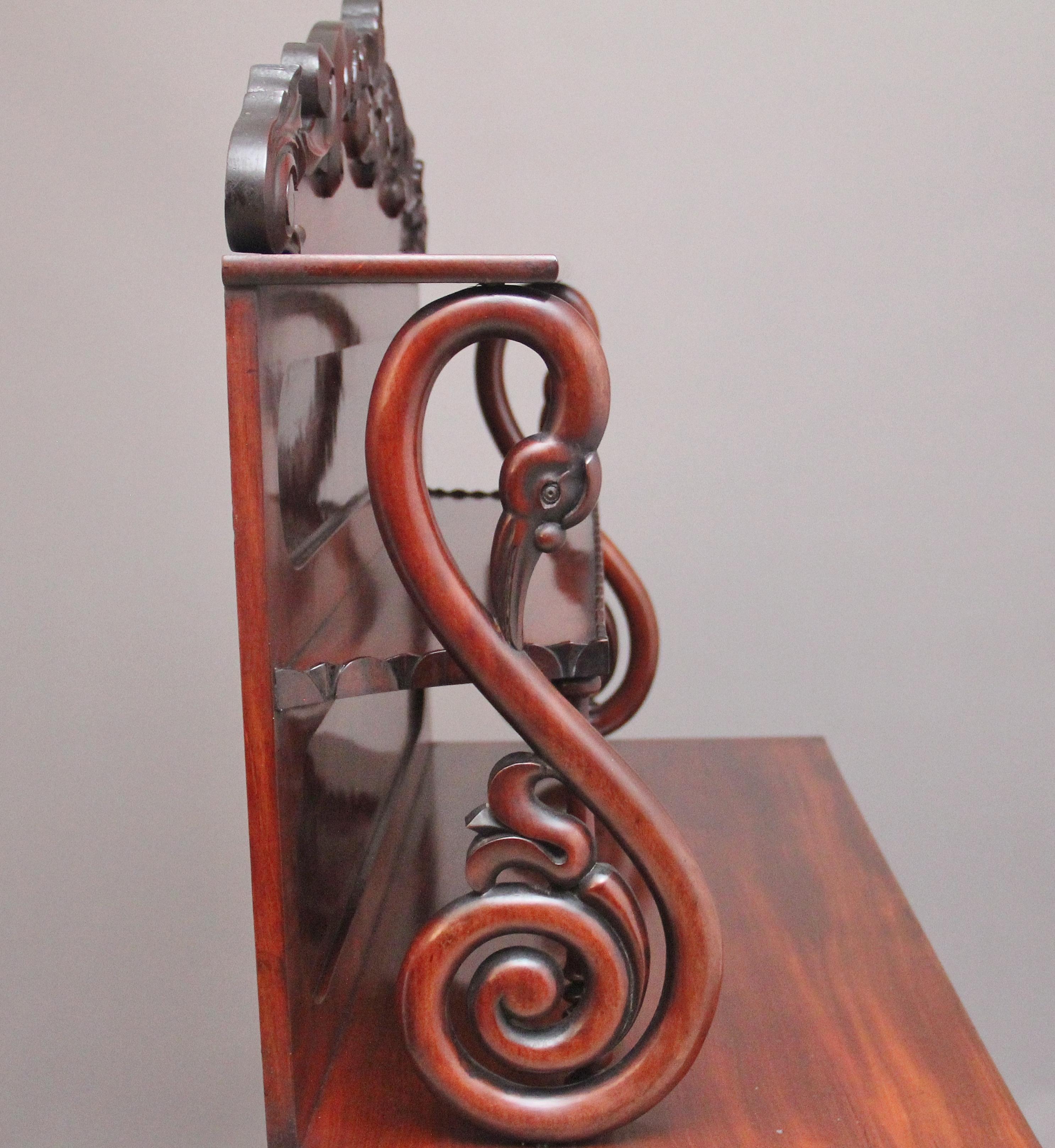 19th Century mahogany chiffonier For Sale 2