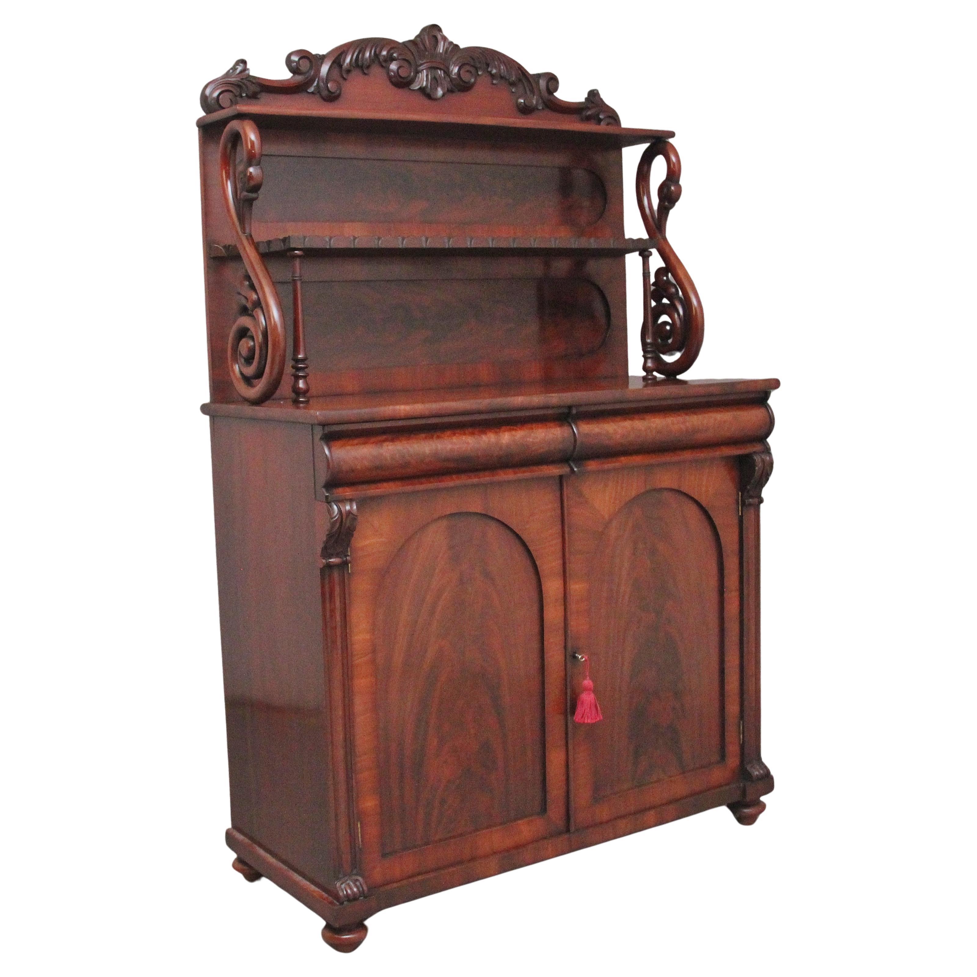 19th Century mahogany chiffonier