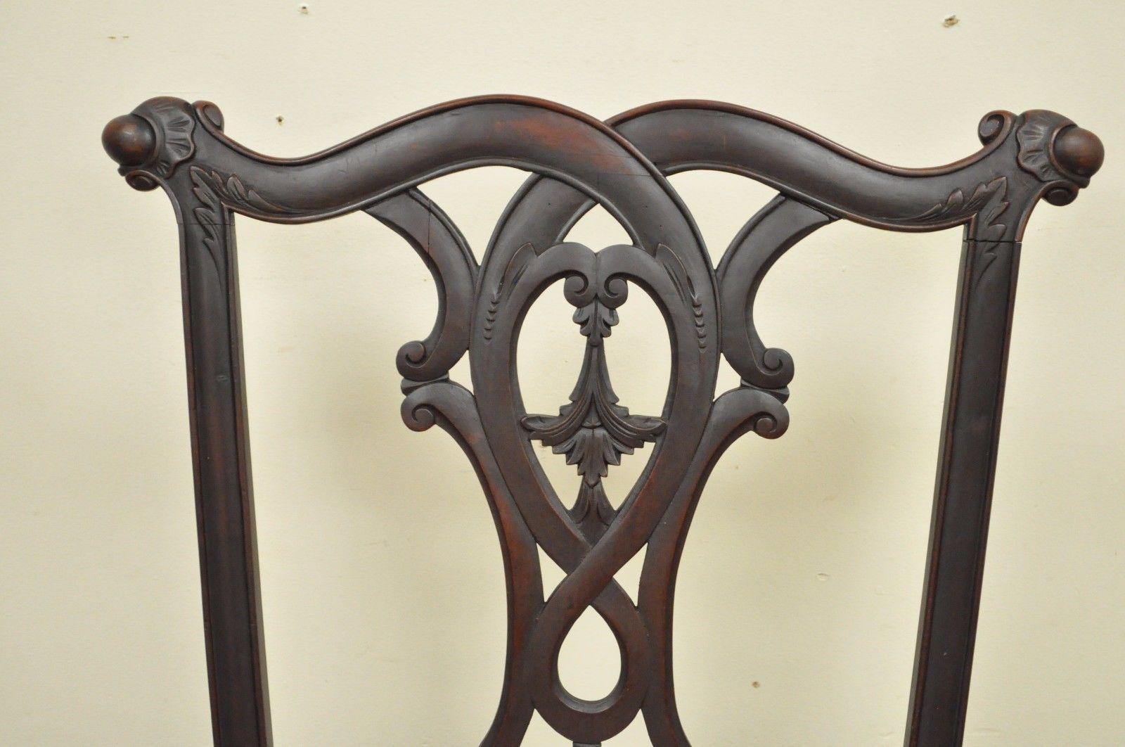 chippendale ball and claw chair