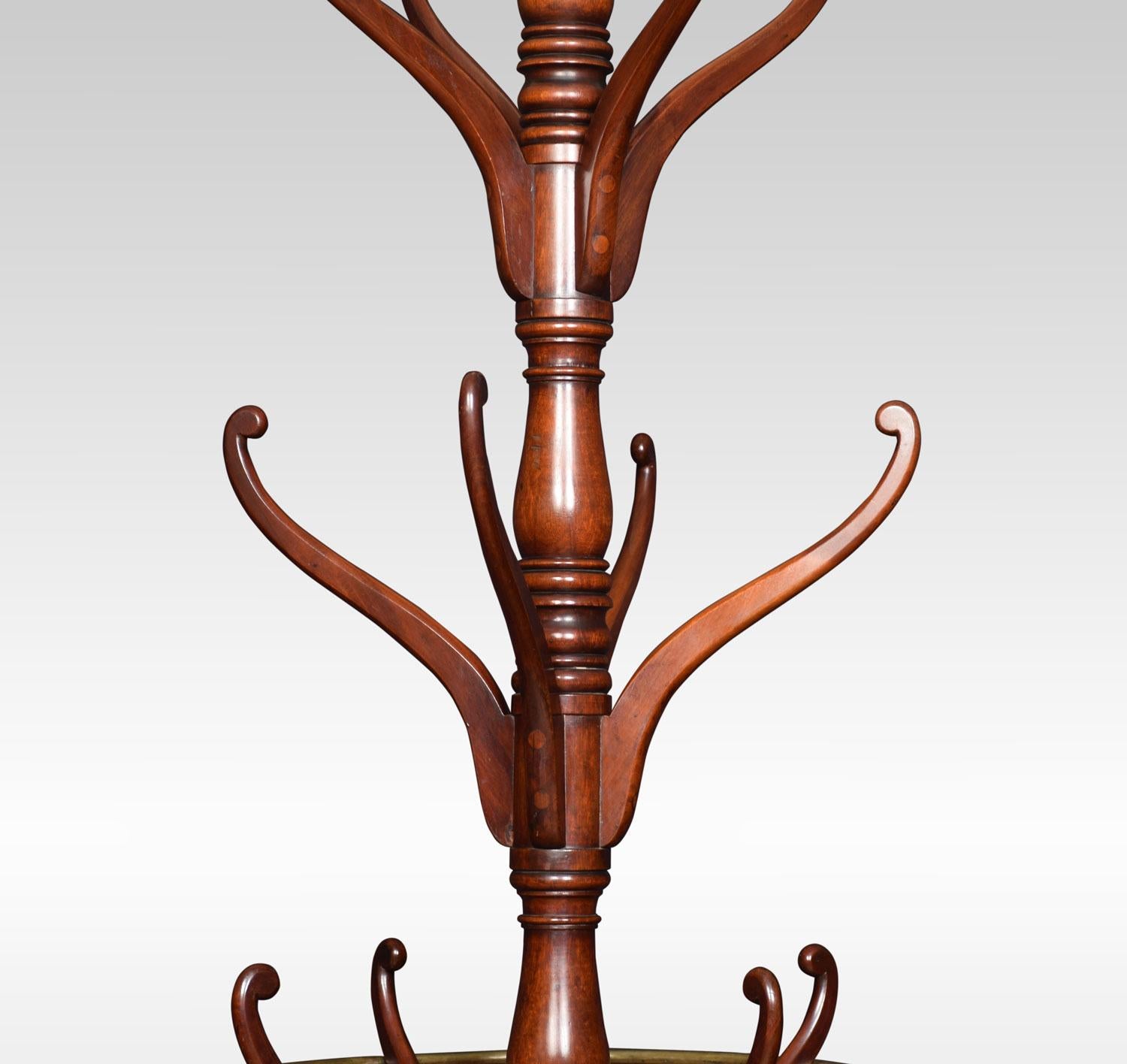 19th Century Mahogany Coat and Umbrella Stand In Good Condition For Sale In Cheshire, GB