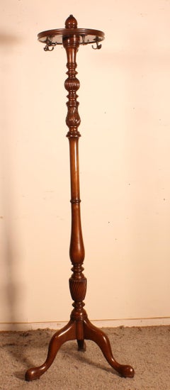 19th Century Mahogany Coat Rack
