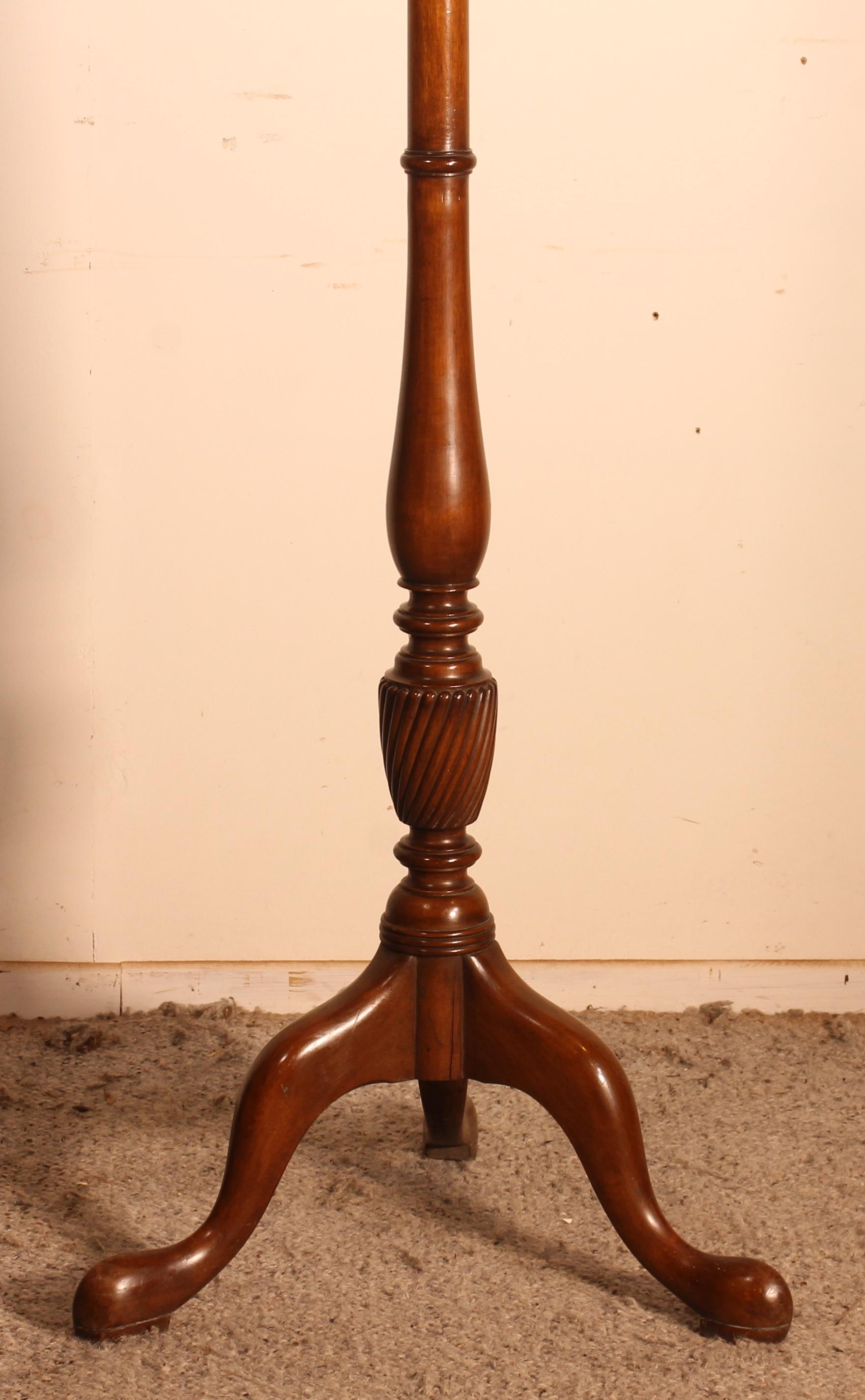 mahogany coat stand