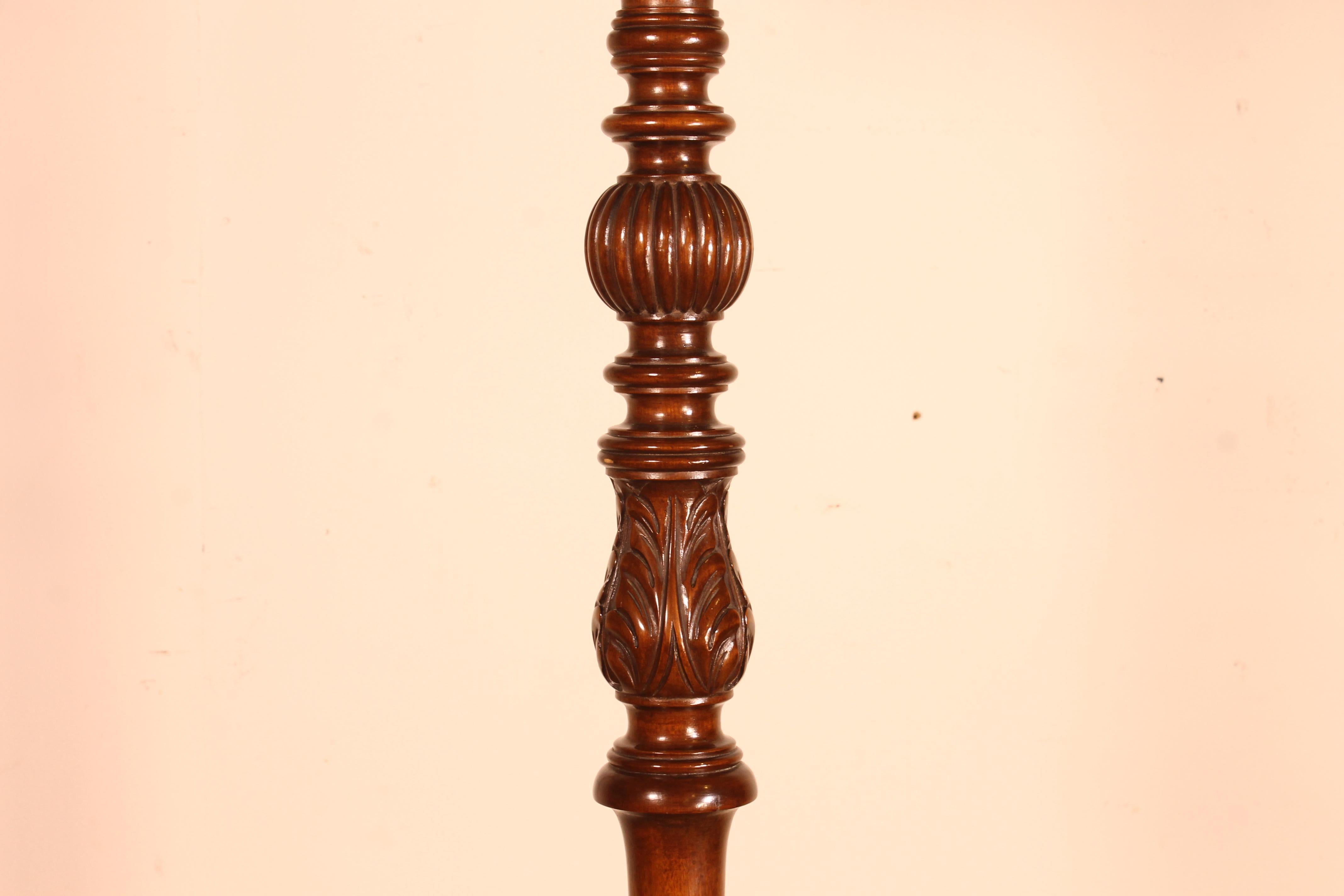 19th Century Mahogany Coat Rack In Good Condition For Sale In Brussels, Brussels