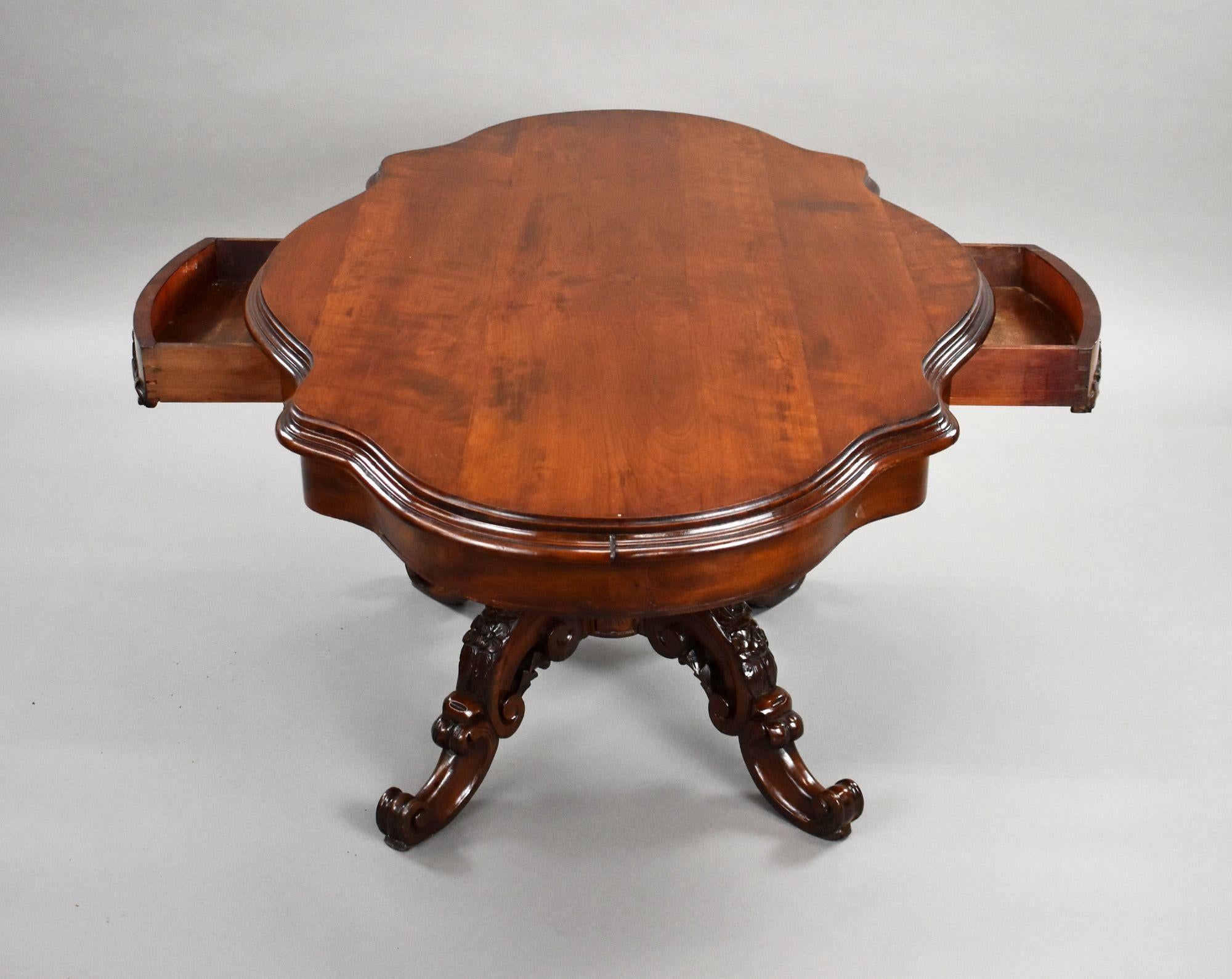 19th Century Mahogany Coffee Table In Good Condition For Sale In Chelmsford, Essex