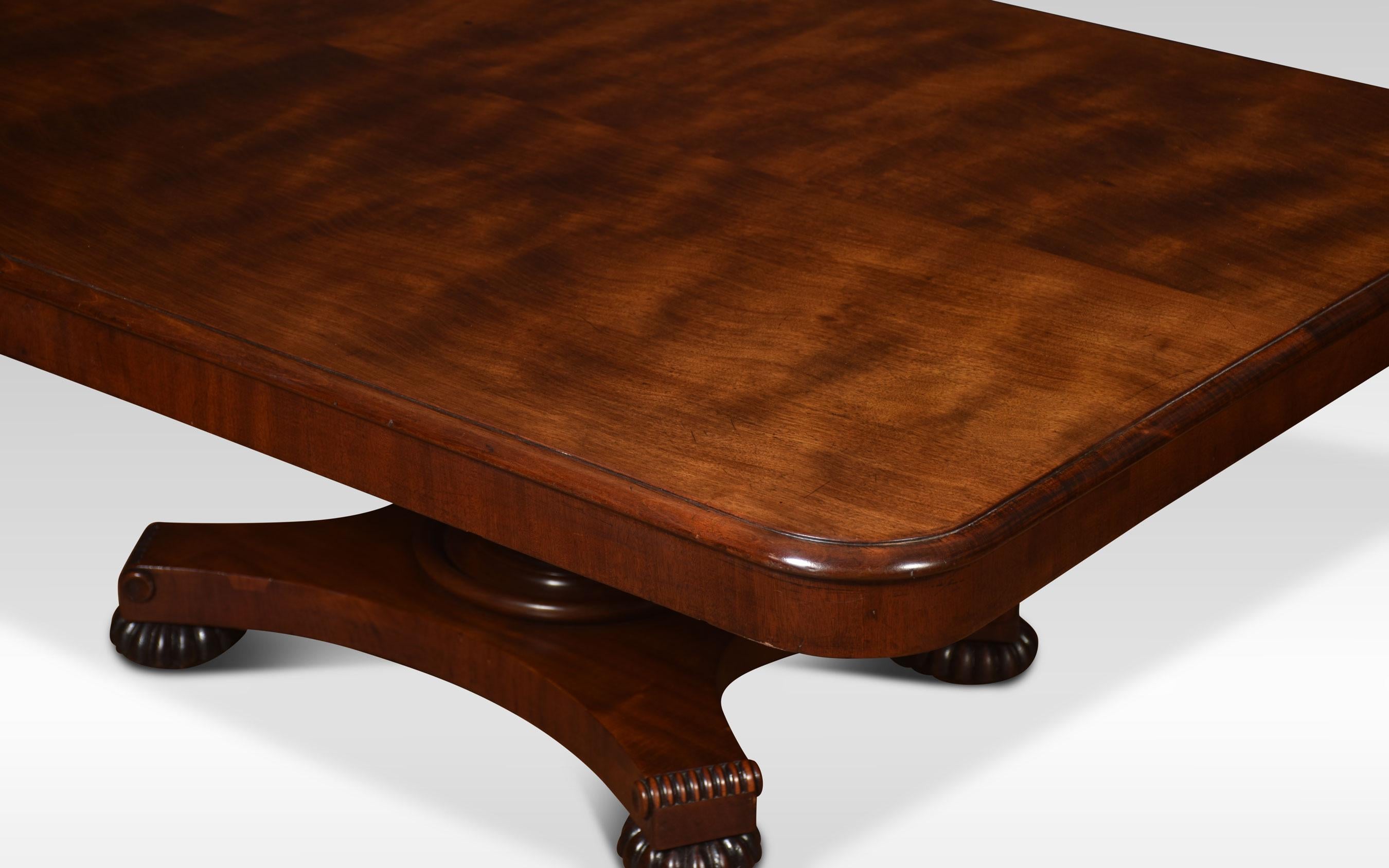 Wood 19th Century Mahogany Coffee Table For Sale