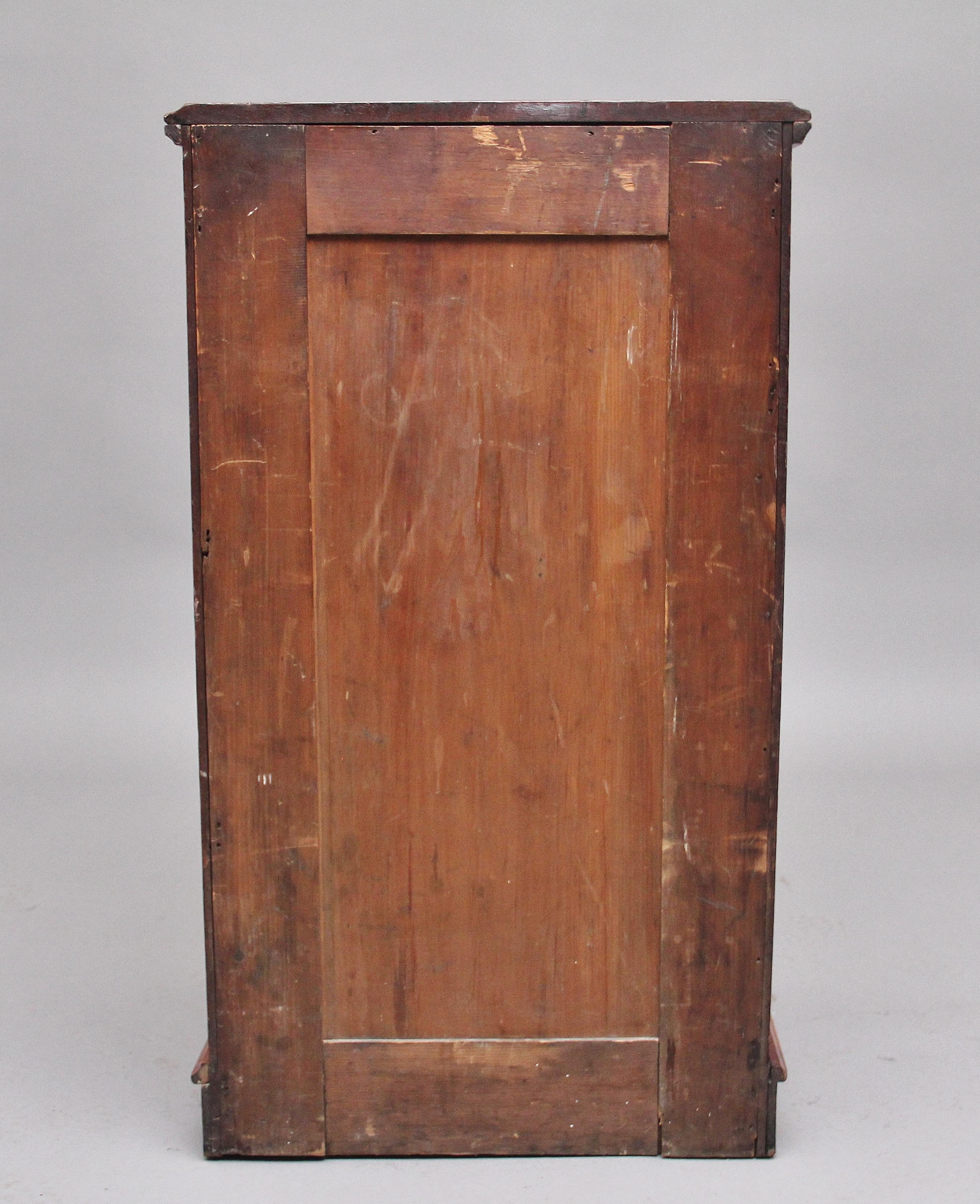 19th Century Mahogany Collectors Cabinet 1