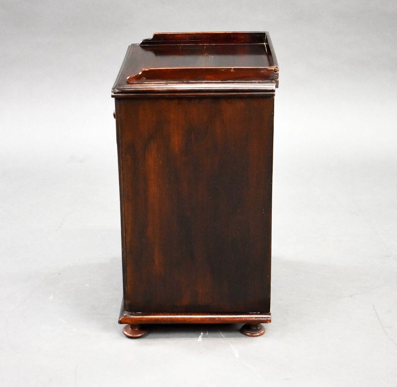 19th Century Mahogany Collectors Chest For Sale 2