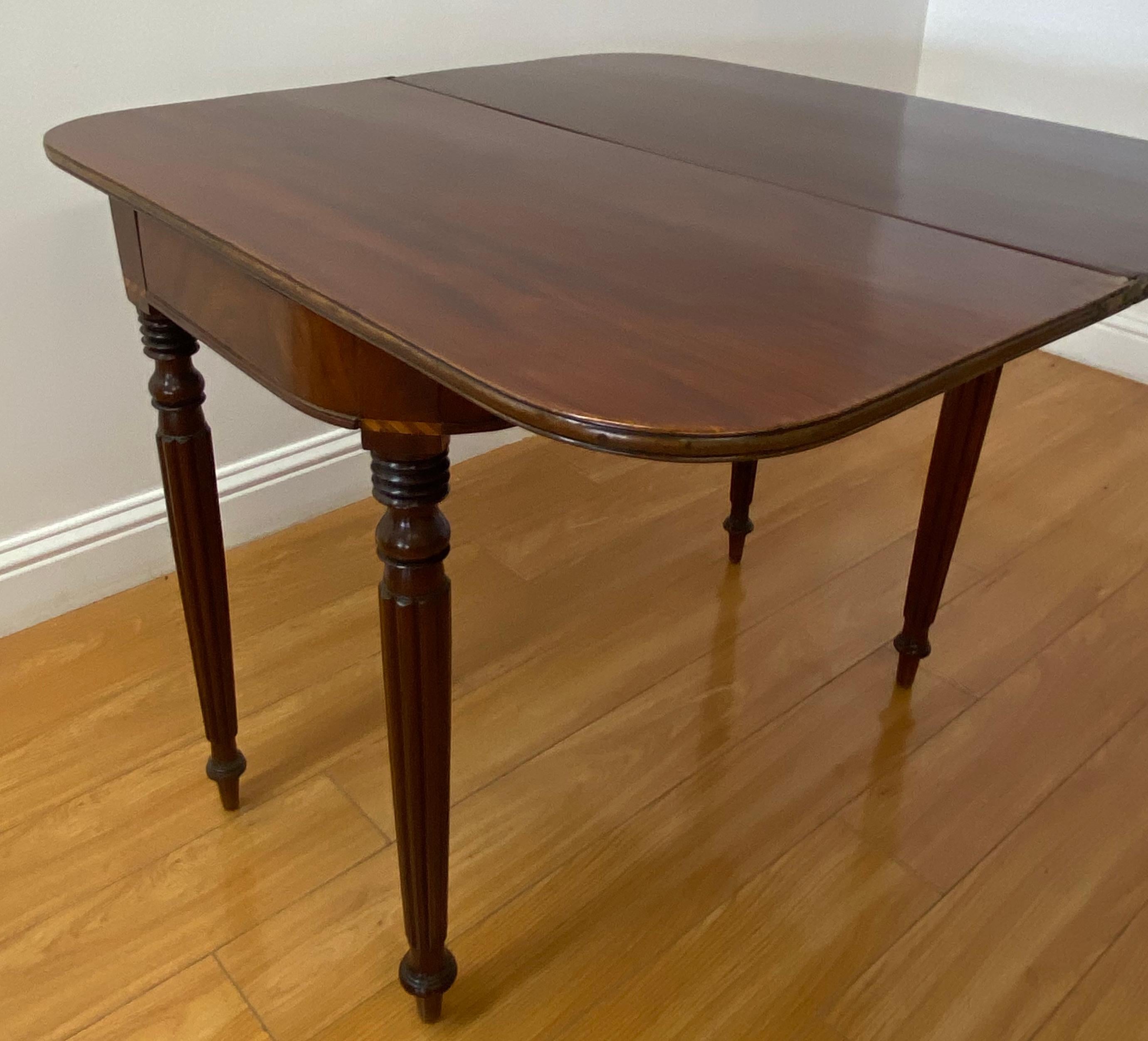 19th Century Mahogany Console / Flip Top Table 6