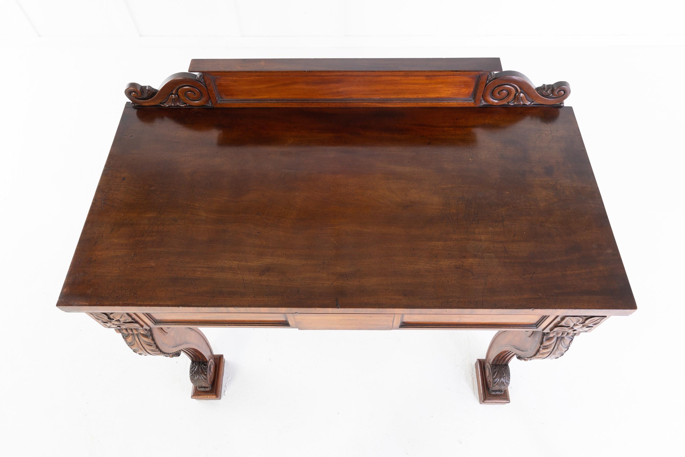 19th Century Mahogany Console/Side Table 3