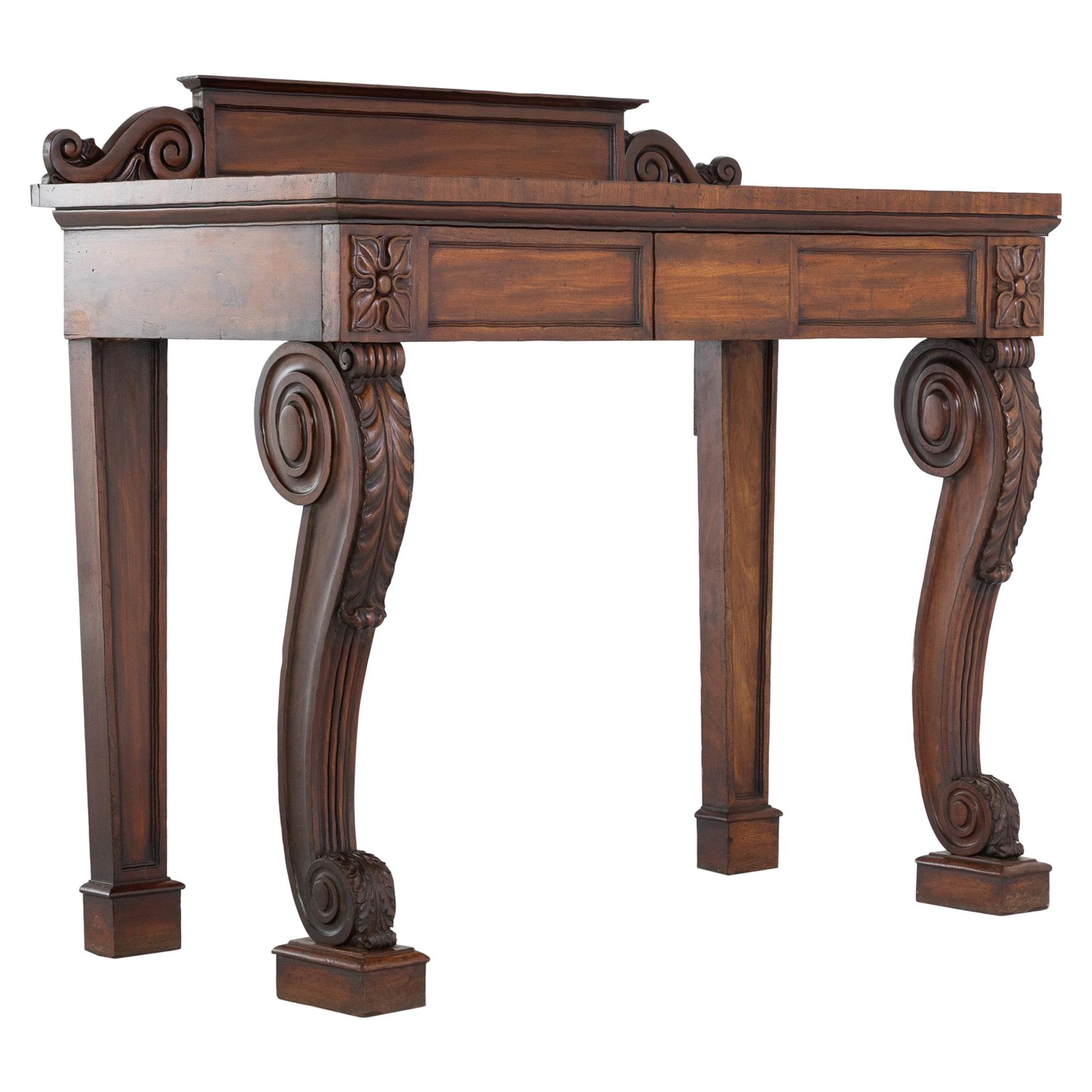 19th Century Mahogany Console/Side Table