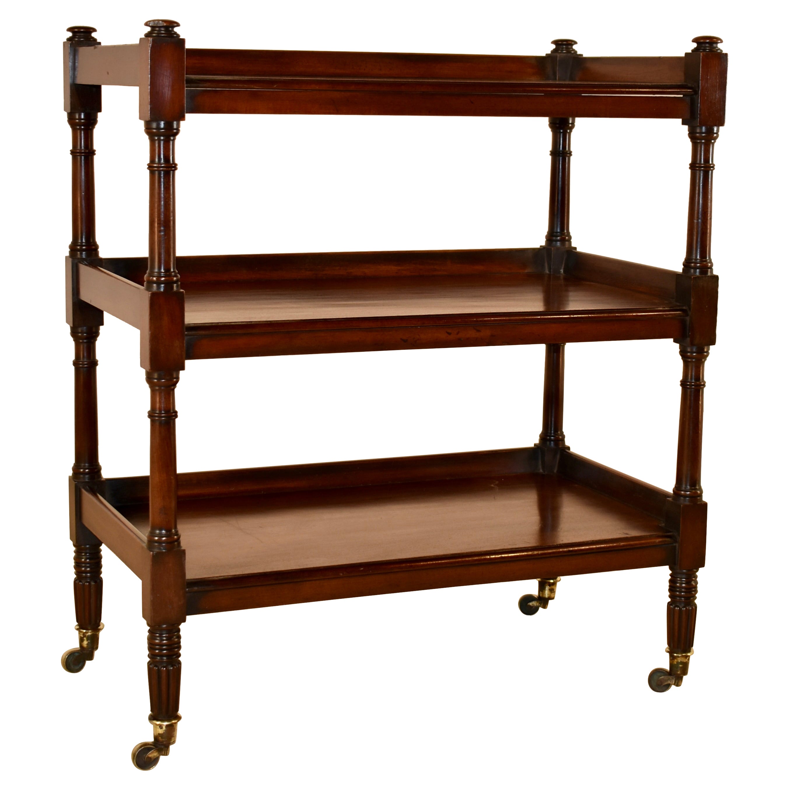 19th Century Mahogany Dessert Buffet