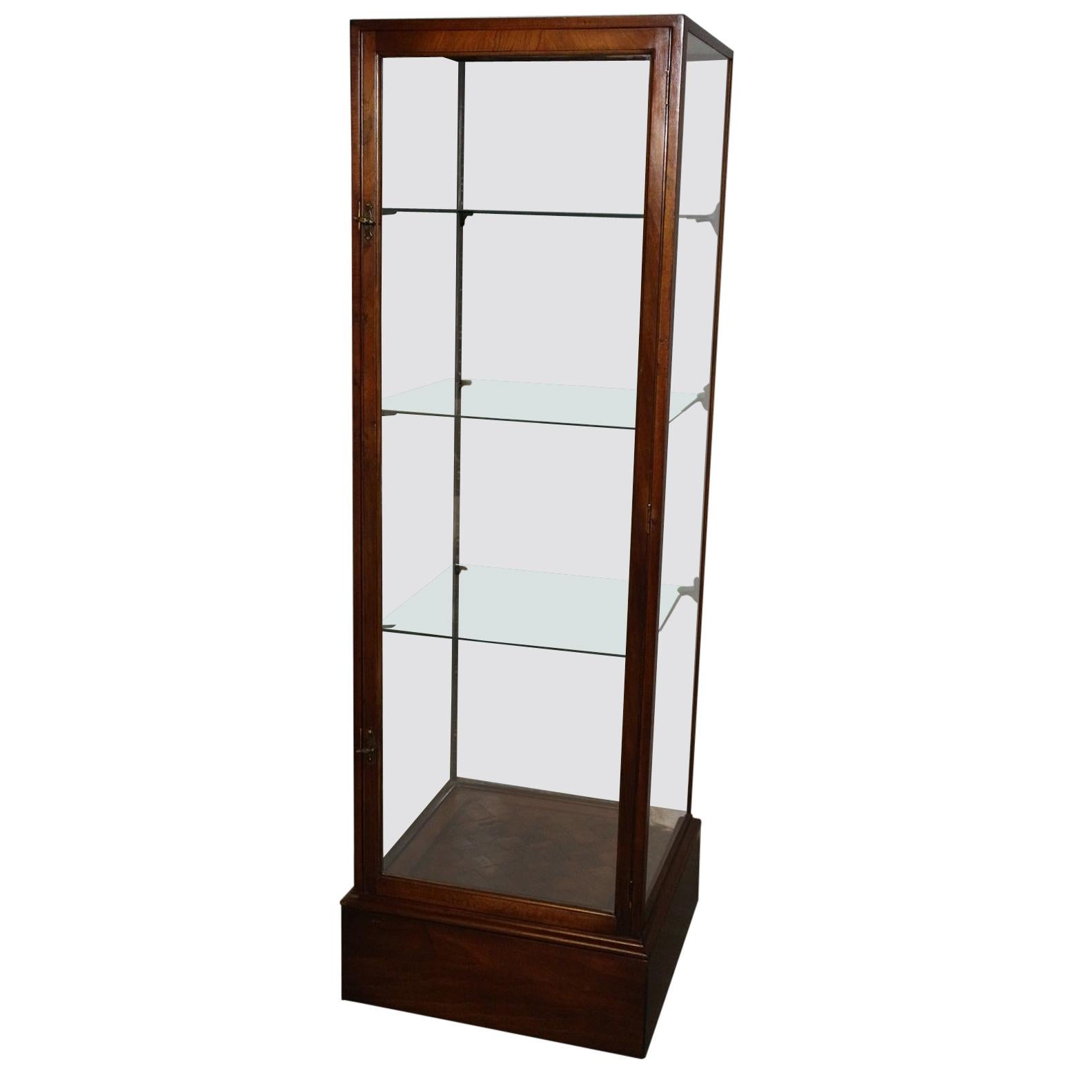 Mid Century Glass Display at 1stDibs