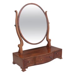 19th Century Mahogany Dressing Mirror