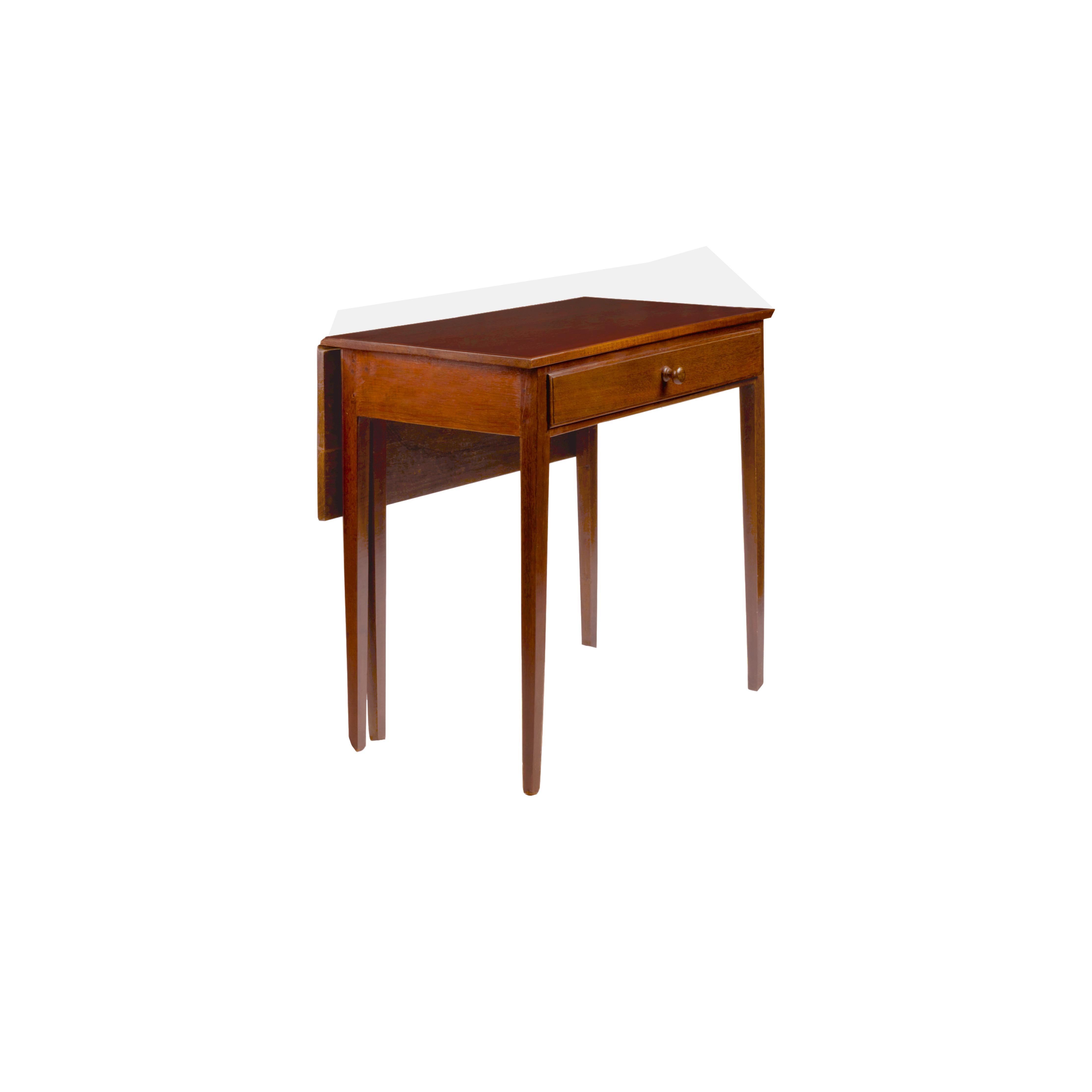 19th Century Mahogany Drop Leaf Table In Good Condition For Sale In Lisbon, PT