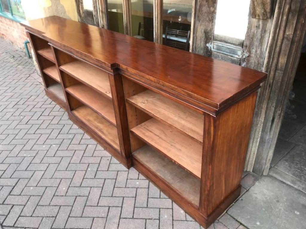 19th Century Mahogany Dwarf Bookcase Cabinet In Good Condition For Sale In Ross-on-Wye, Herefordshire