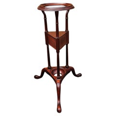 Used 19th Century Mahogany English George III Style Basin Kettle Stand