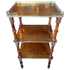19th Century Mahogany English Regency Etagere