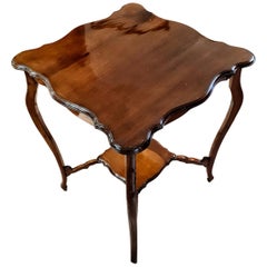 19th Century Mahogany English Small Table Restored LAST PRICE