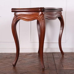 19th Century Mahogany Fold-Over Games Table