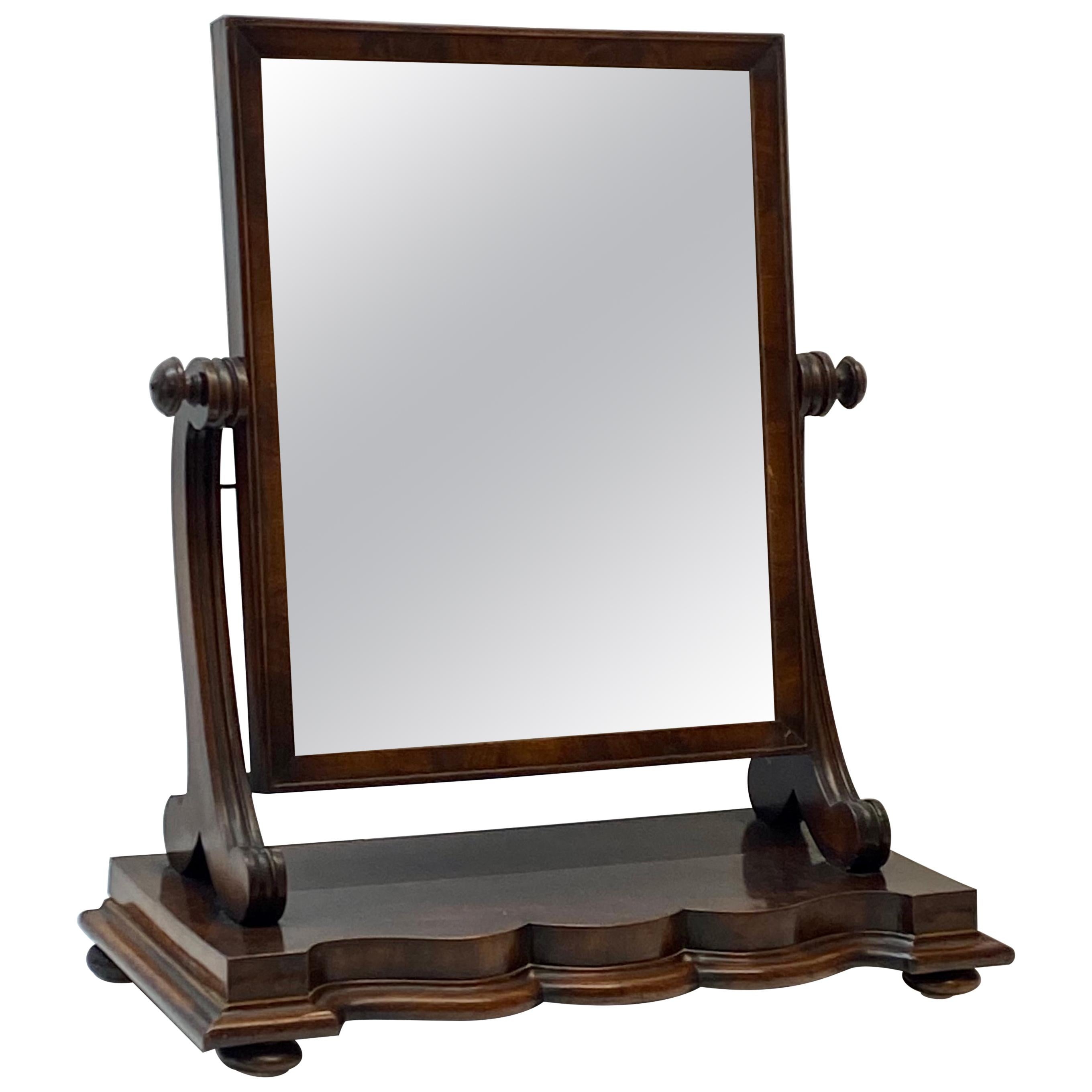 19th Century Mahogany Framed Table Top Tilt Mirror C1880
