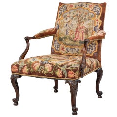gainsborough-Stuhl aus Mahagoni des 19