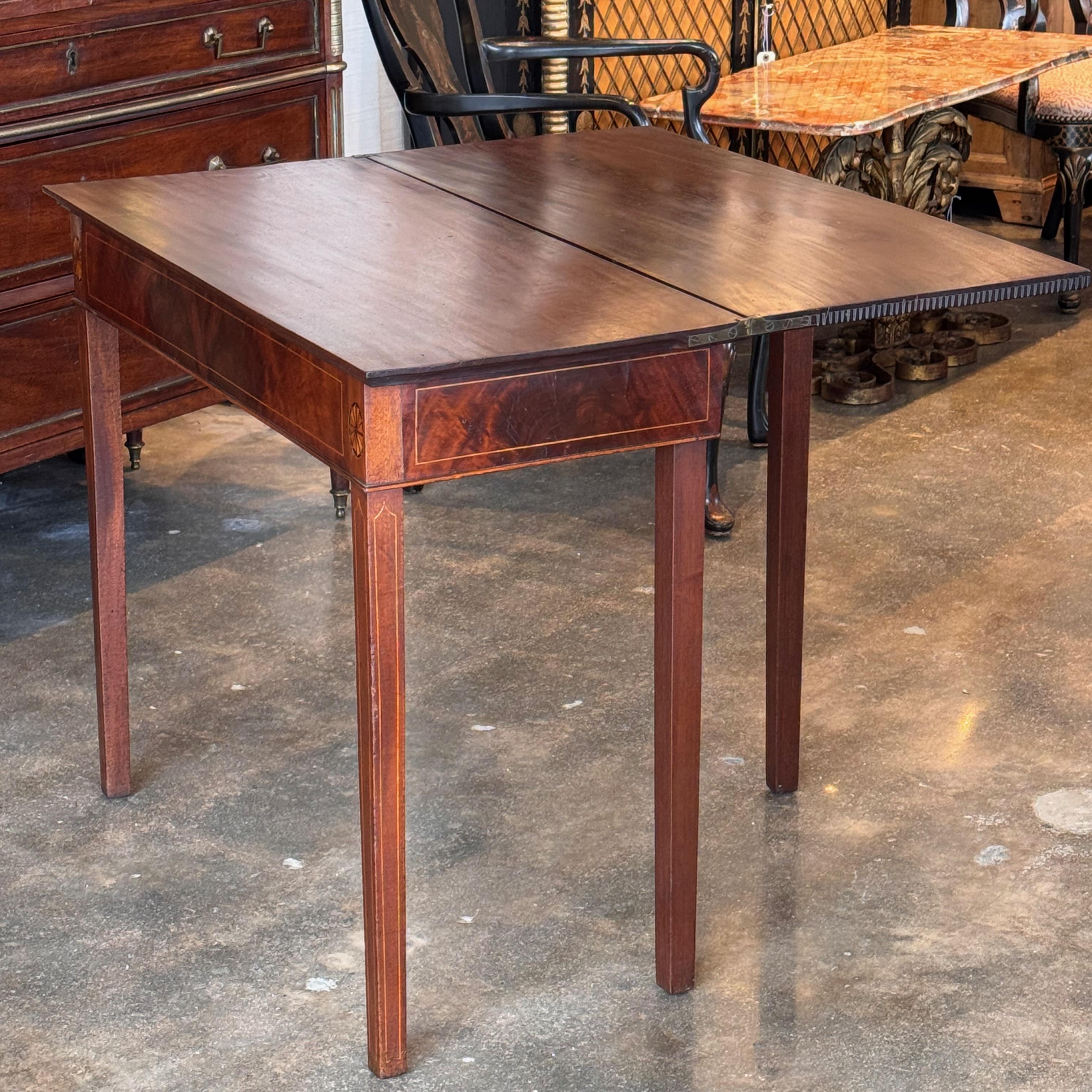 19th Century Mahogany Game Table For Sale 6