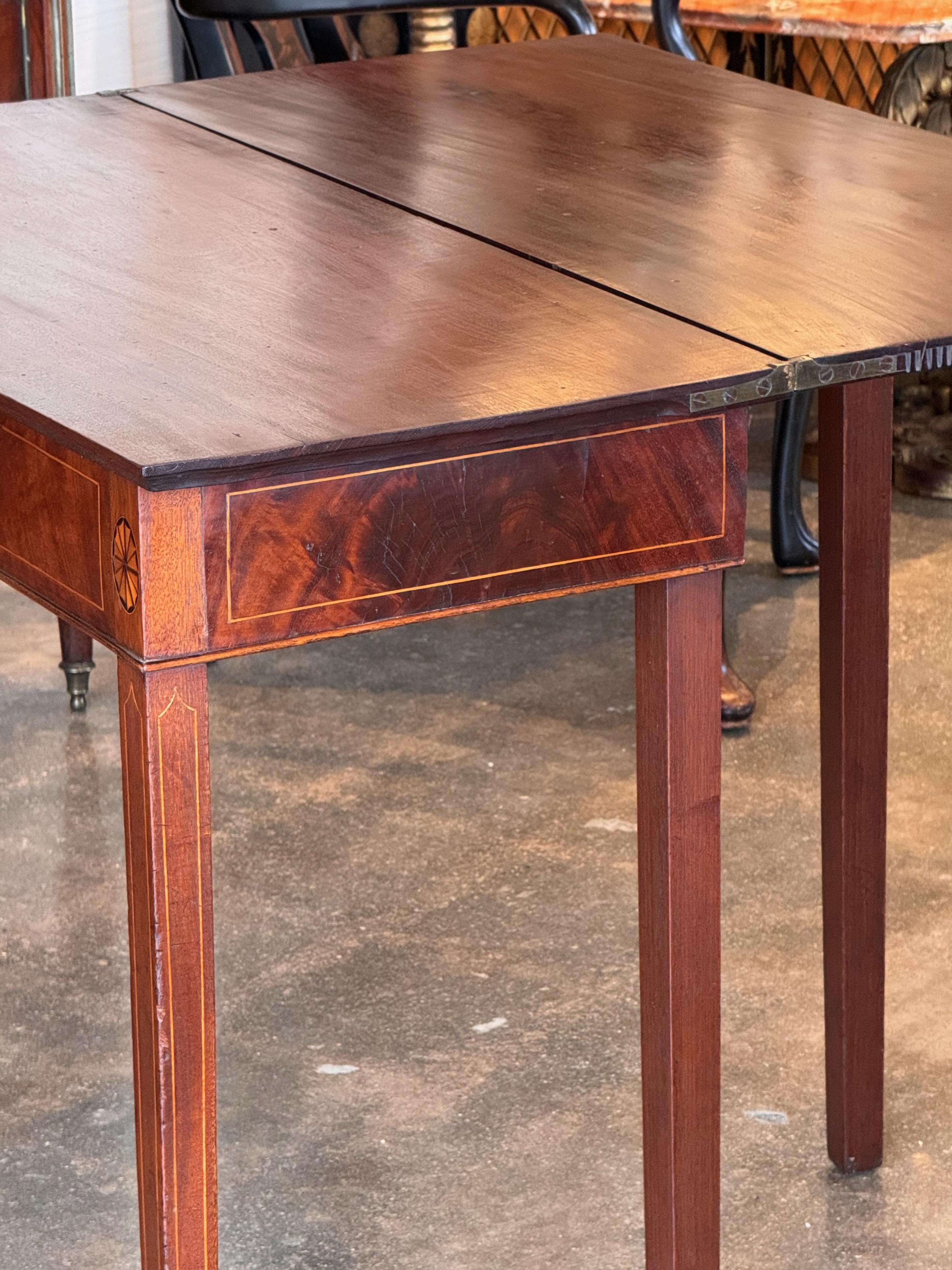 19th Century Mahogany Game Table For Sale 7