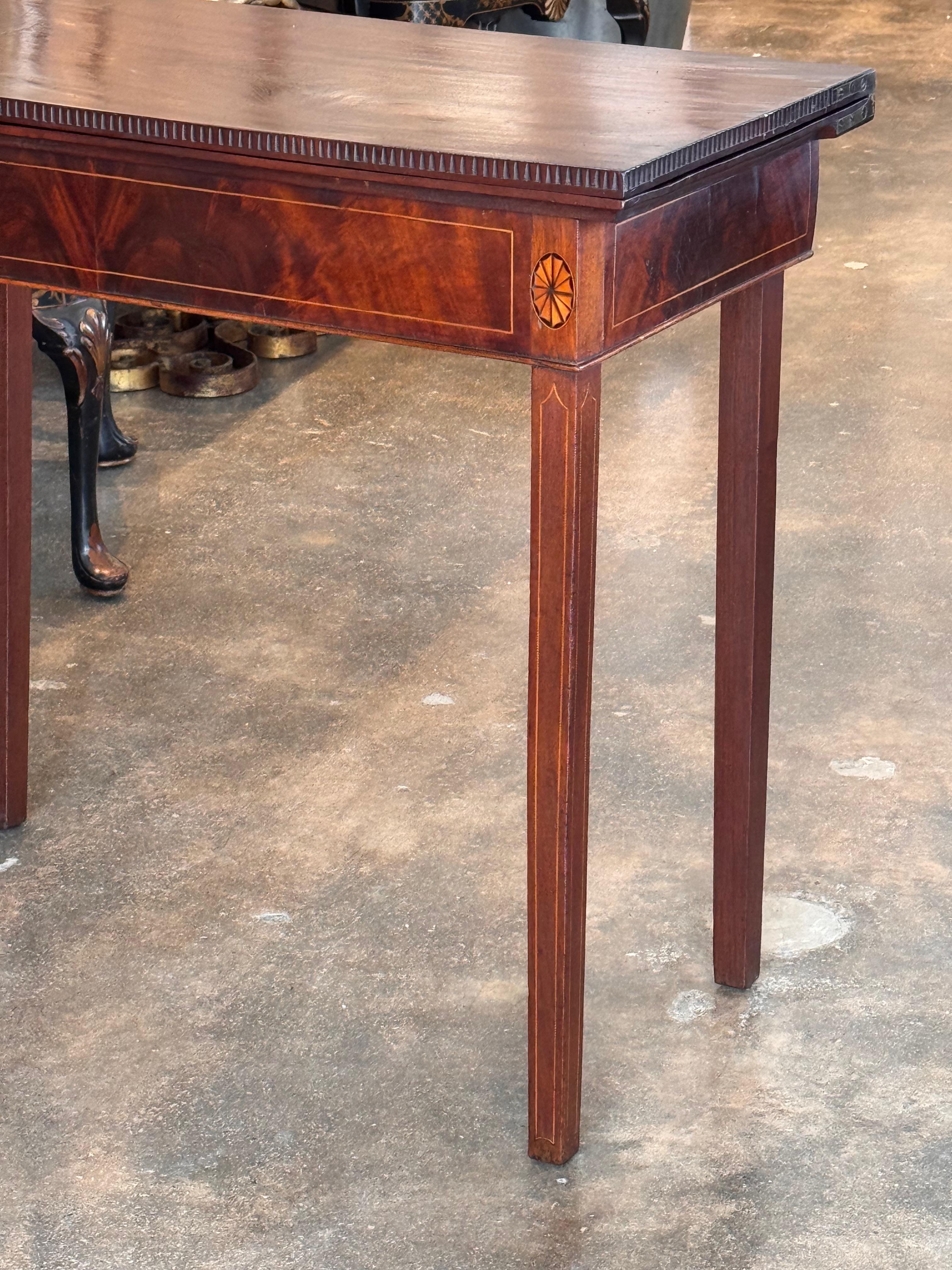 19th Century Mahogany Game Table In Good Condition For Sale In Charlottesville, VA