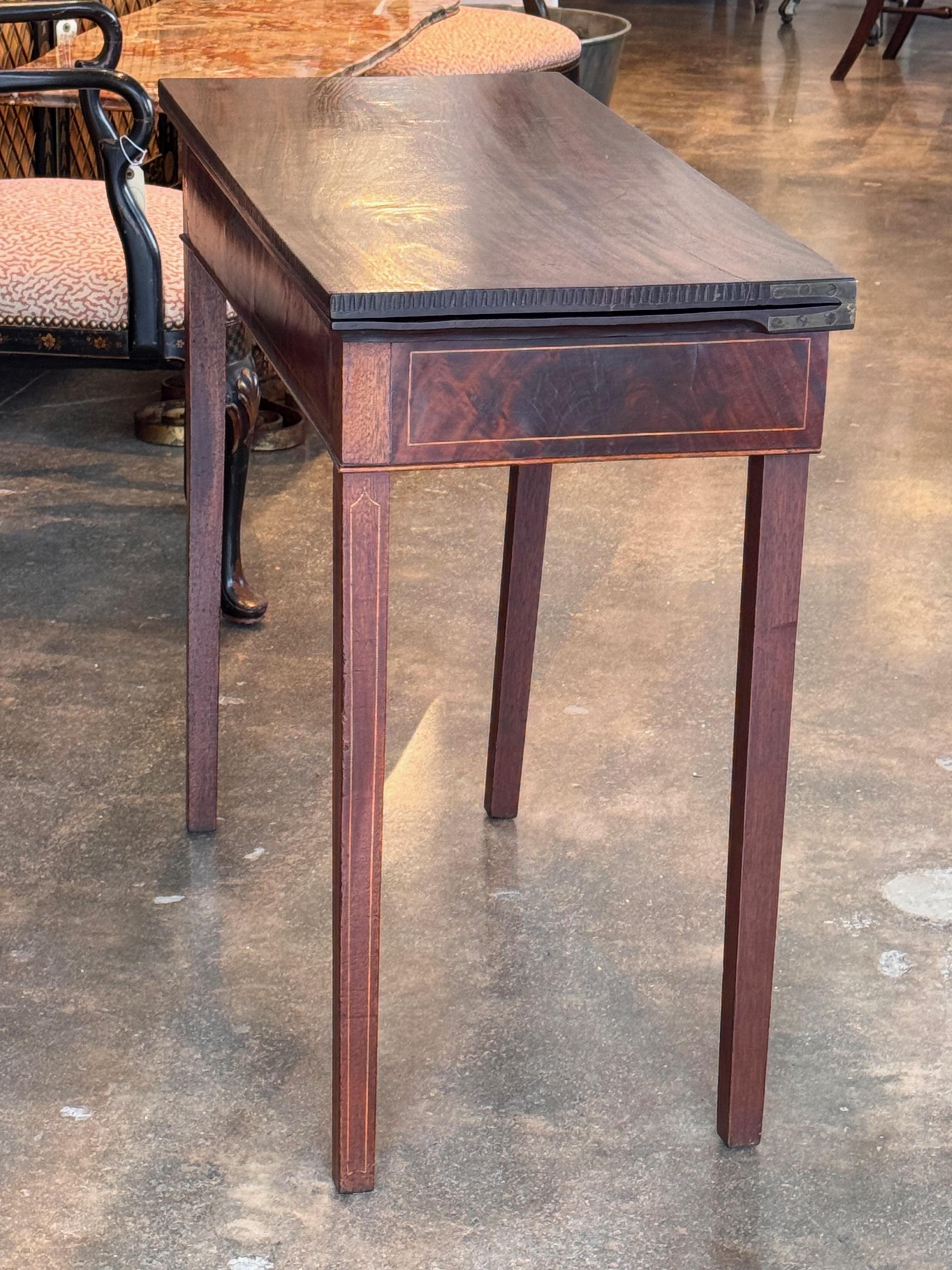 19th Century Mahogany Game Table For Sale 3