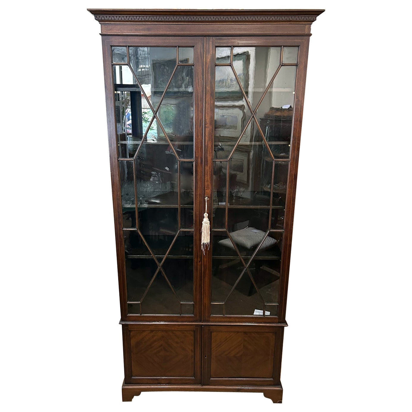 19th Century Mahogany Glazed Bookcase