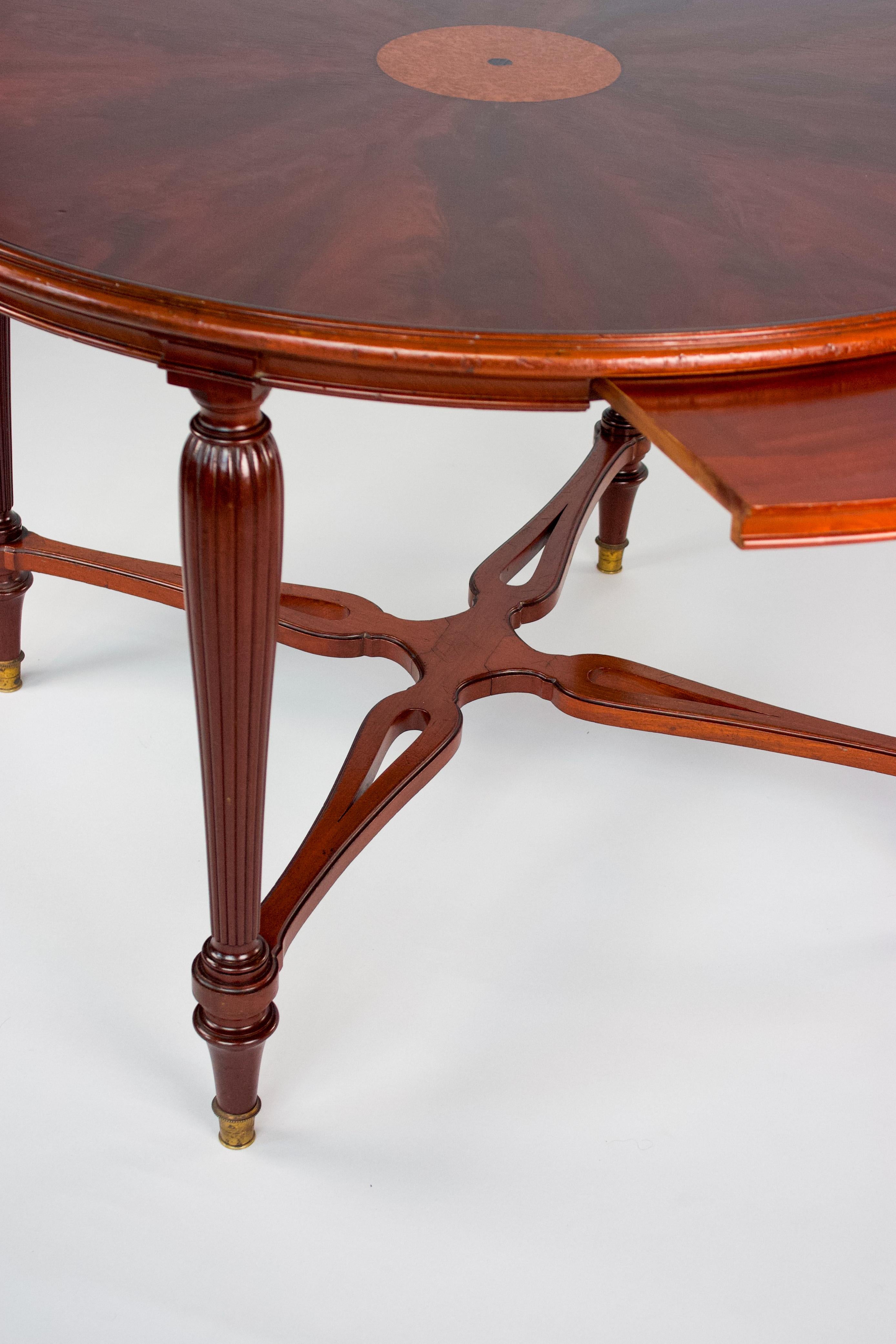 Louis XVI 19th Century Mahogany Gueridon For Sale