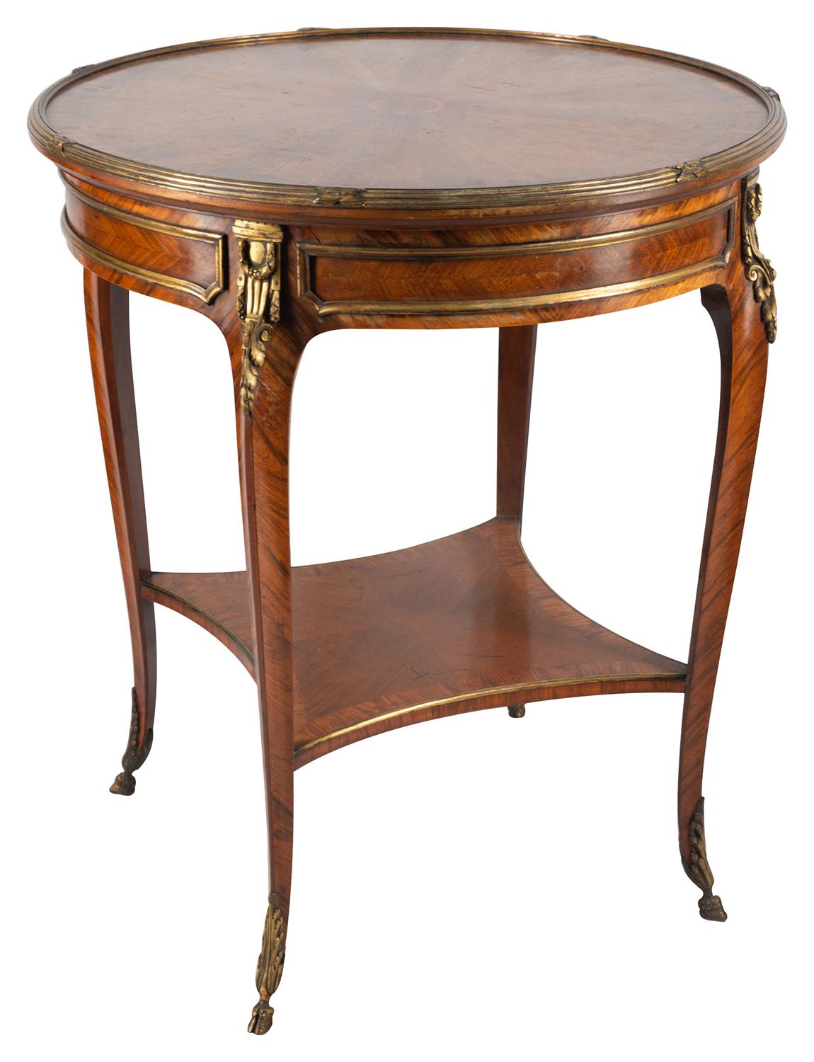 19th Century Mahogany Gueridon Table, in the Style of Linke 2