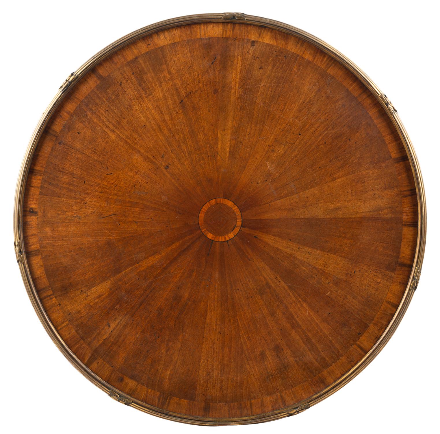 19th Century Mahogany Gueridon Table, in the Style of Linke 3