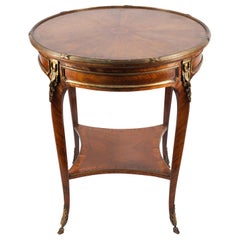 19th Century Mahogany Gueridon Table, in the Style of Linke