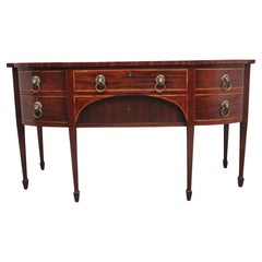 Vintage 19th Century mahogany inlaid sideboard