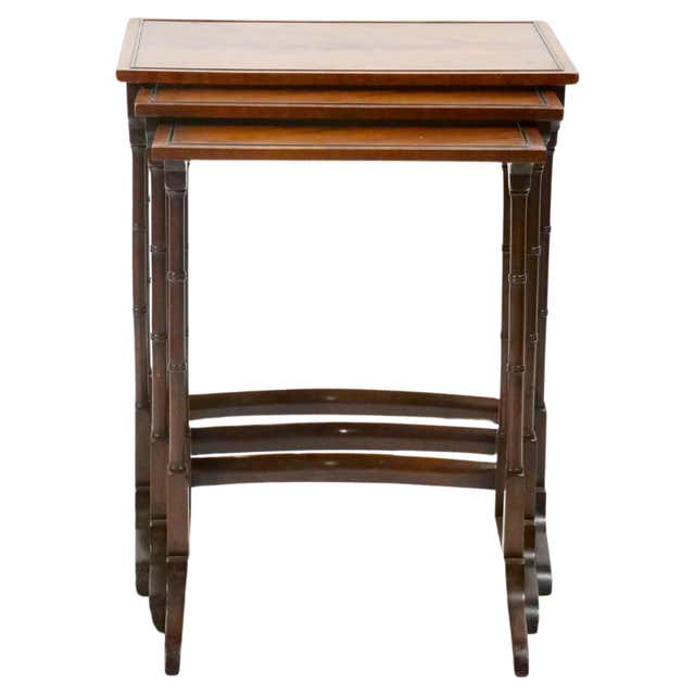19th Century Heavily Hand Carved Inlaid Top Console / Center Table For ...