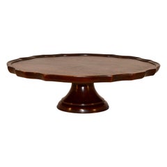 Lazy Susan in mogano del XIX secolo