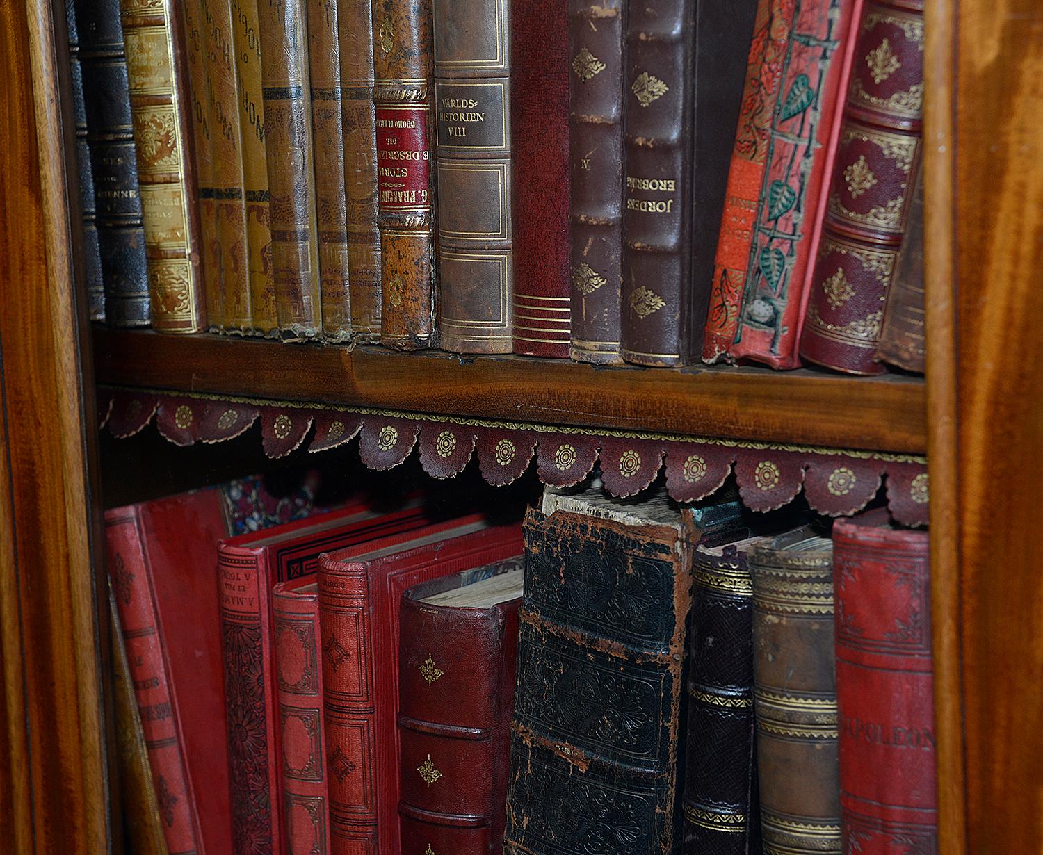 mahogany bookshelf