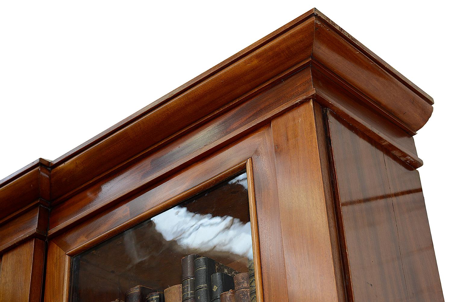 mahogany bookcases