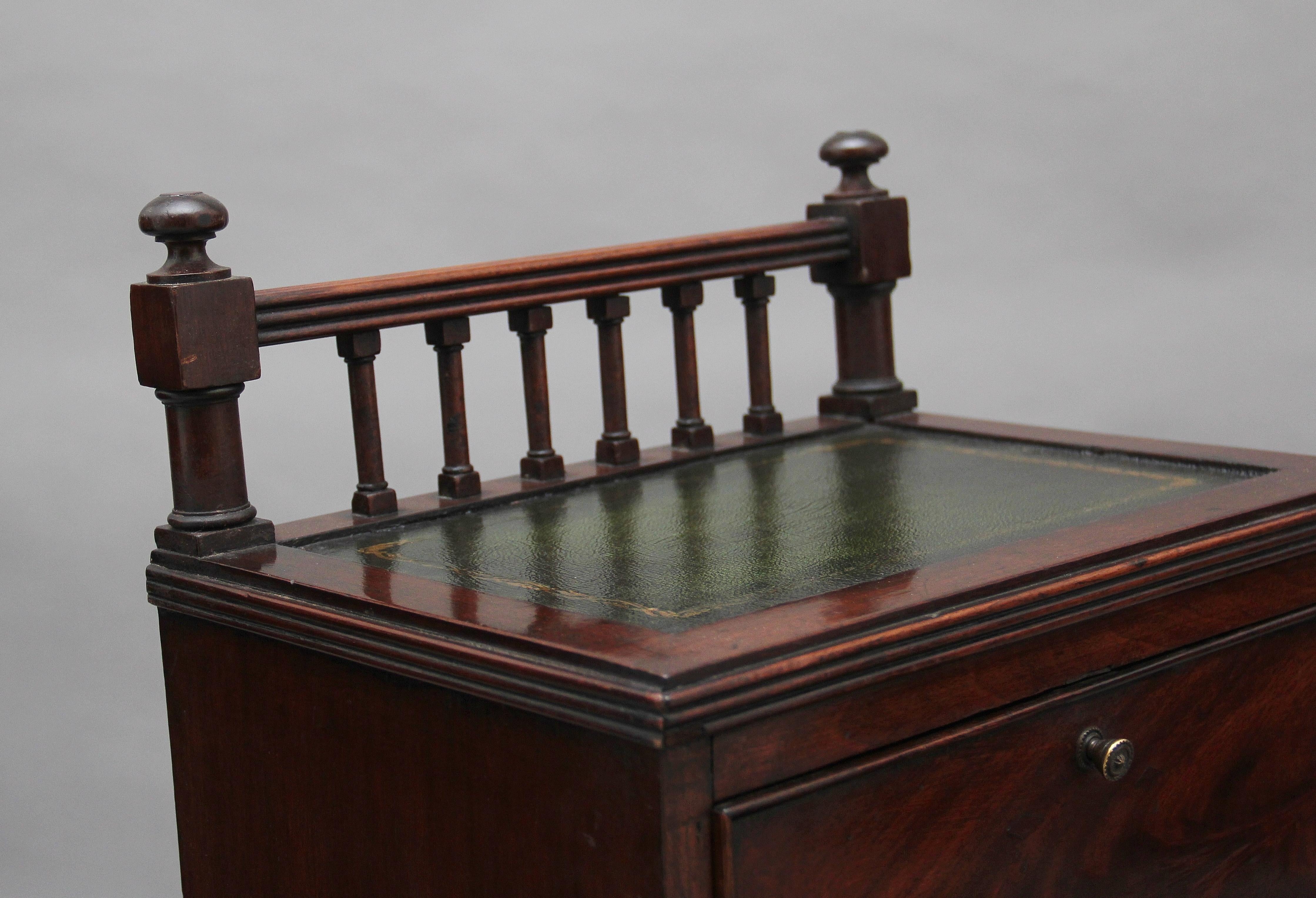 19th Century Mahogany Library Steps 5