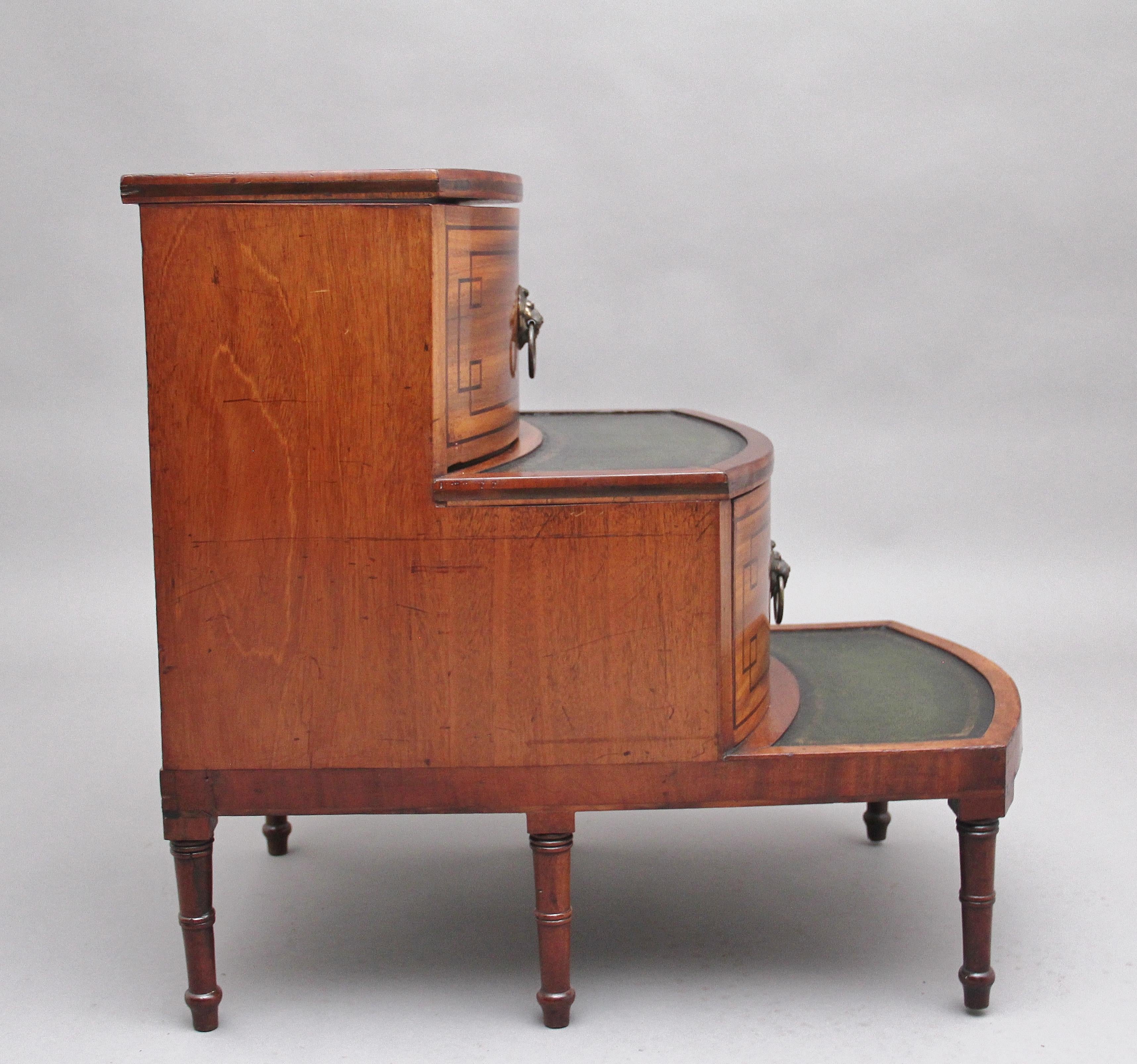 19th Century Mahogany Library Steps In Good Condition In Martlesham, GB