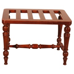 Portabagagli in mogano del XIX secolo