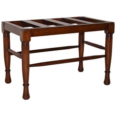 Used 19th Century Mahogany Luggage Stand