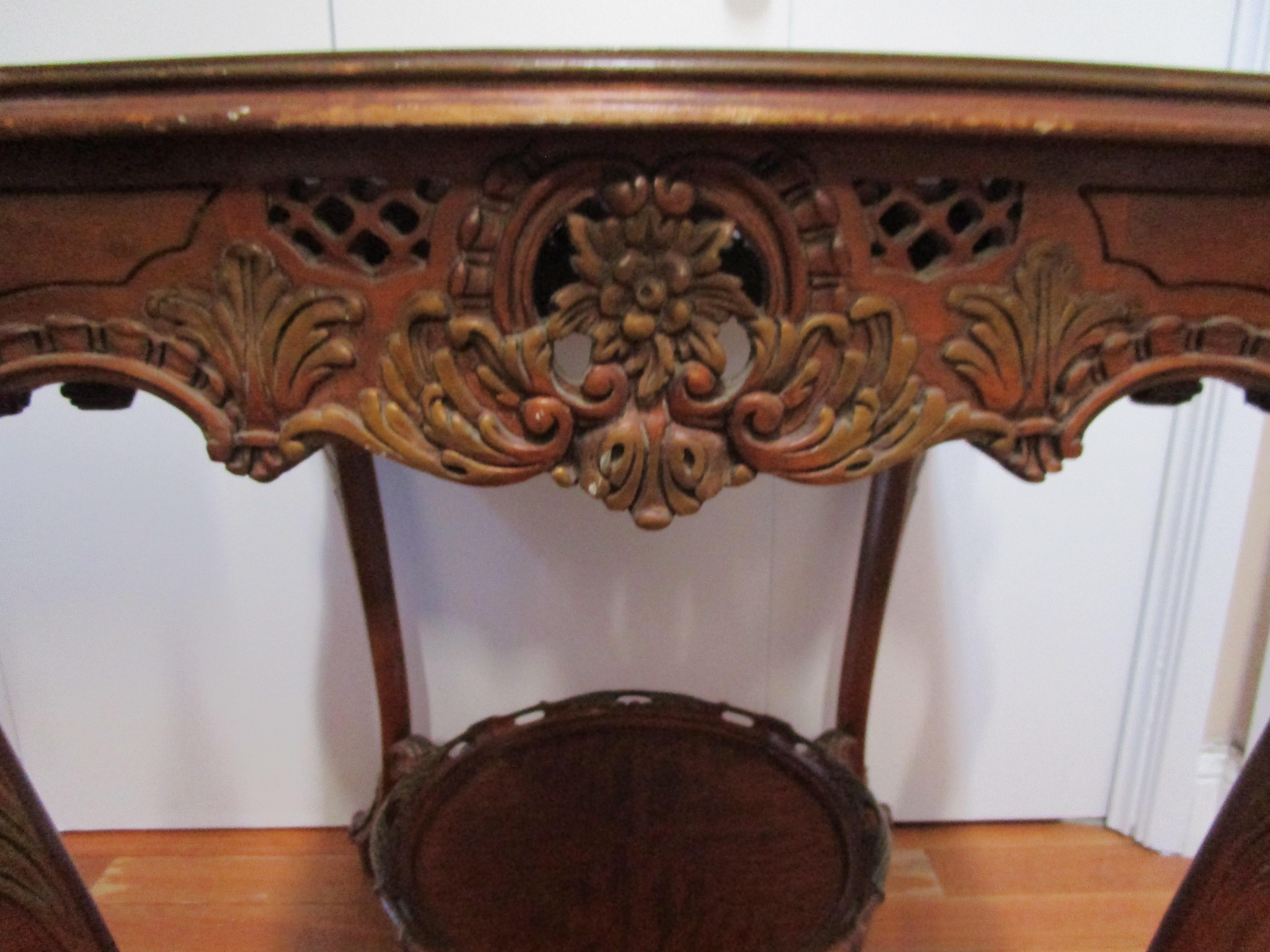 Louis XVI 19th Century Mahogany Marquetry Card or Occasional Table  For Sale