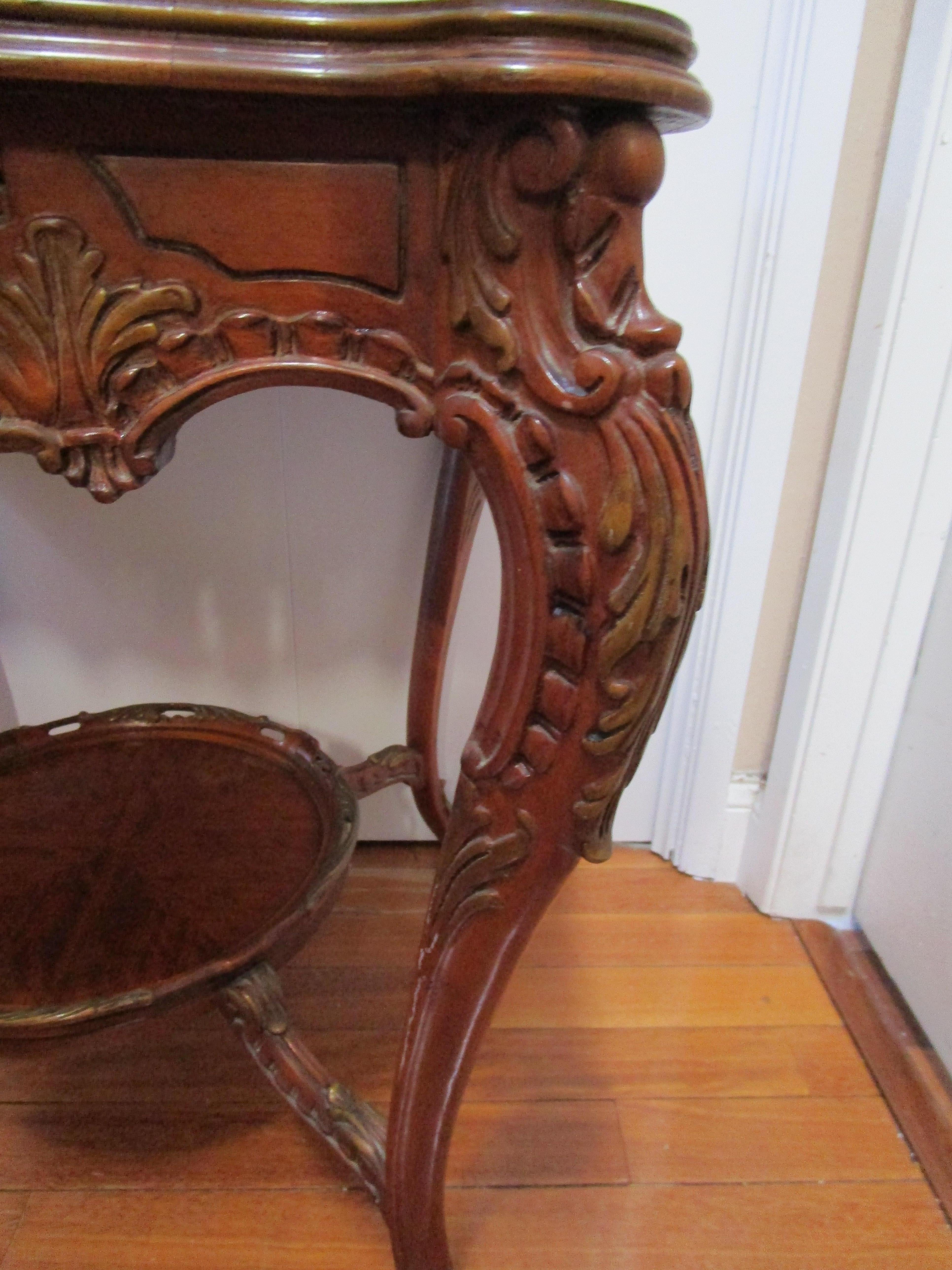 19th Century Mahogany Marquetry Card or Occasional Table  For Sale 2