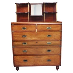19th Century mahogany military chest