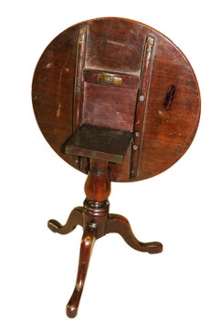 19th Century Mahogany Miniature Tripod Table