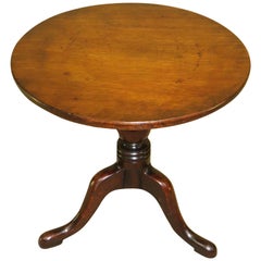 19th Century Mahogany Miniature Tripod Table
